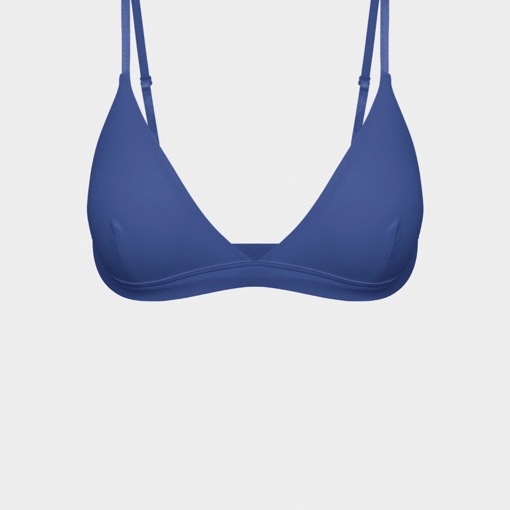 Aritzia Deep Blue Triangle Bralette